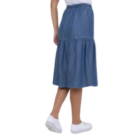 Saia midi feminina